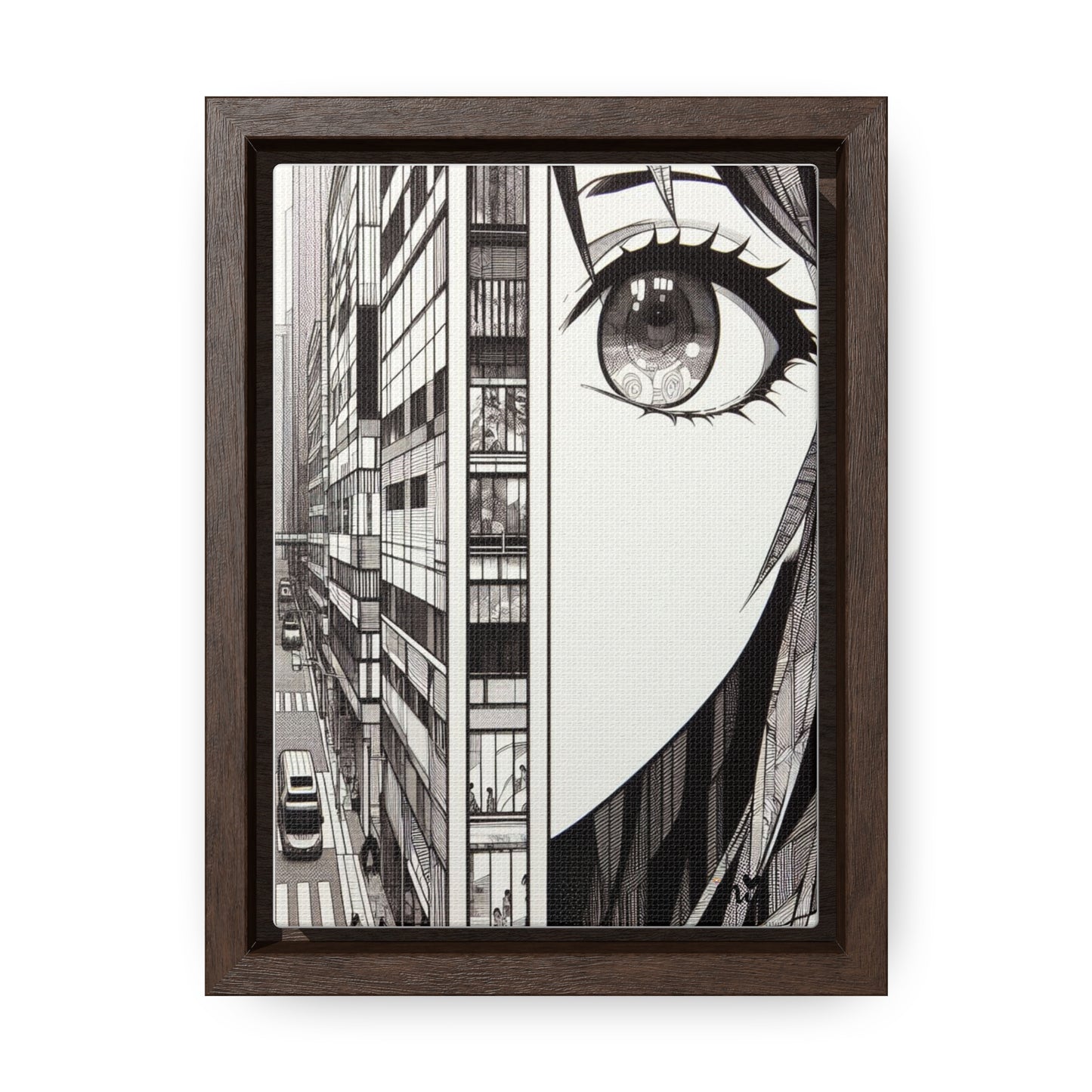Mia Gallery Canvas Wraps, Vertical Frame