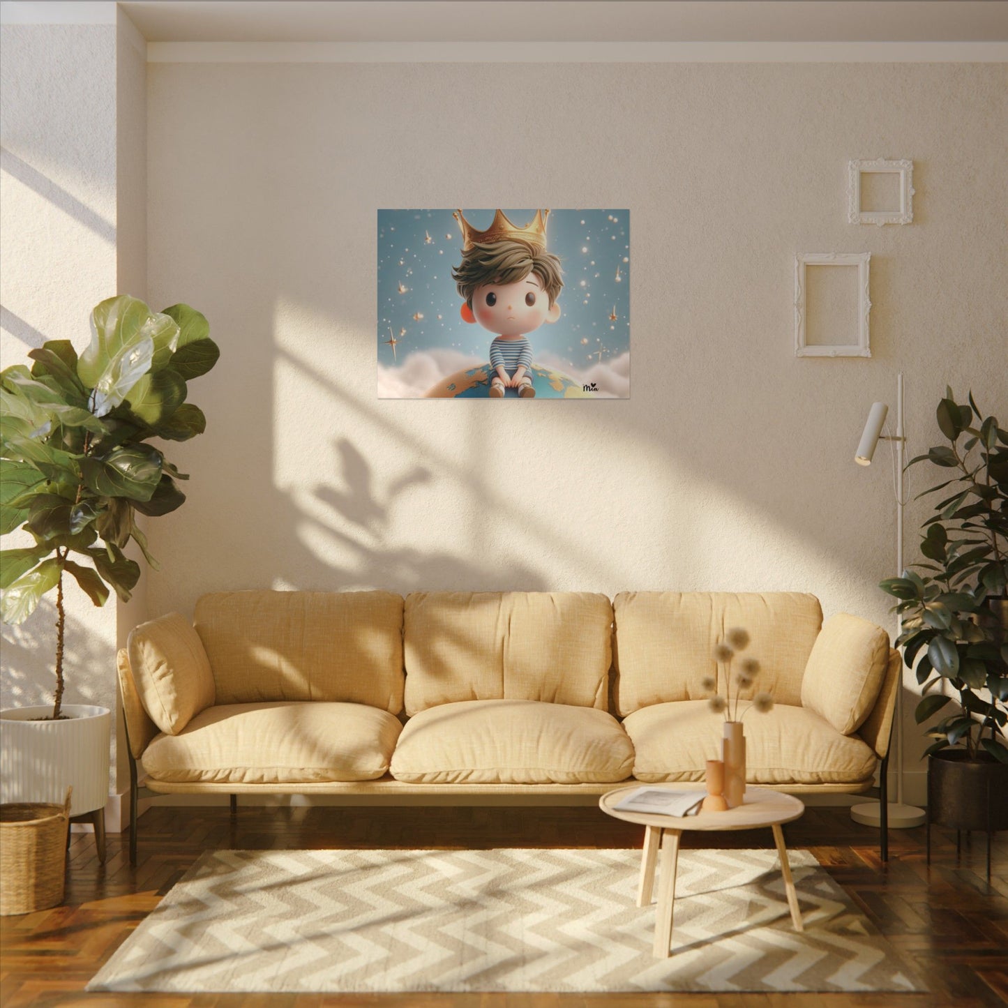 Mia Collection Matte Canvas, Stretched, 0.75"