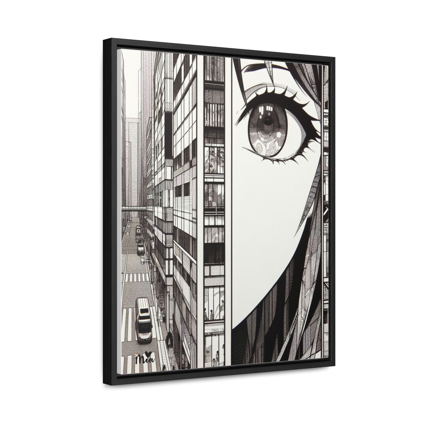 Mia Gallery Canvas Wraps, Vertical Frame