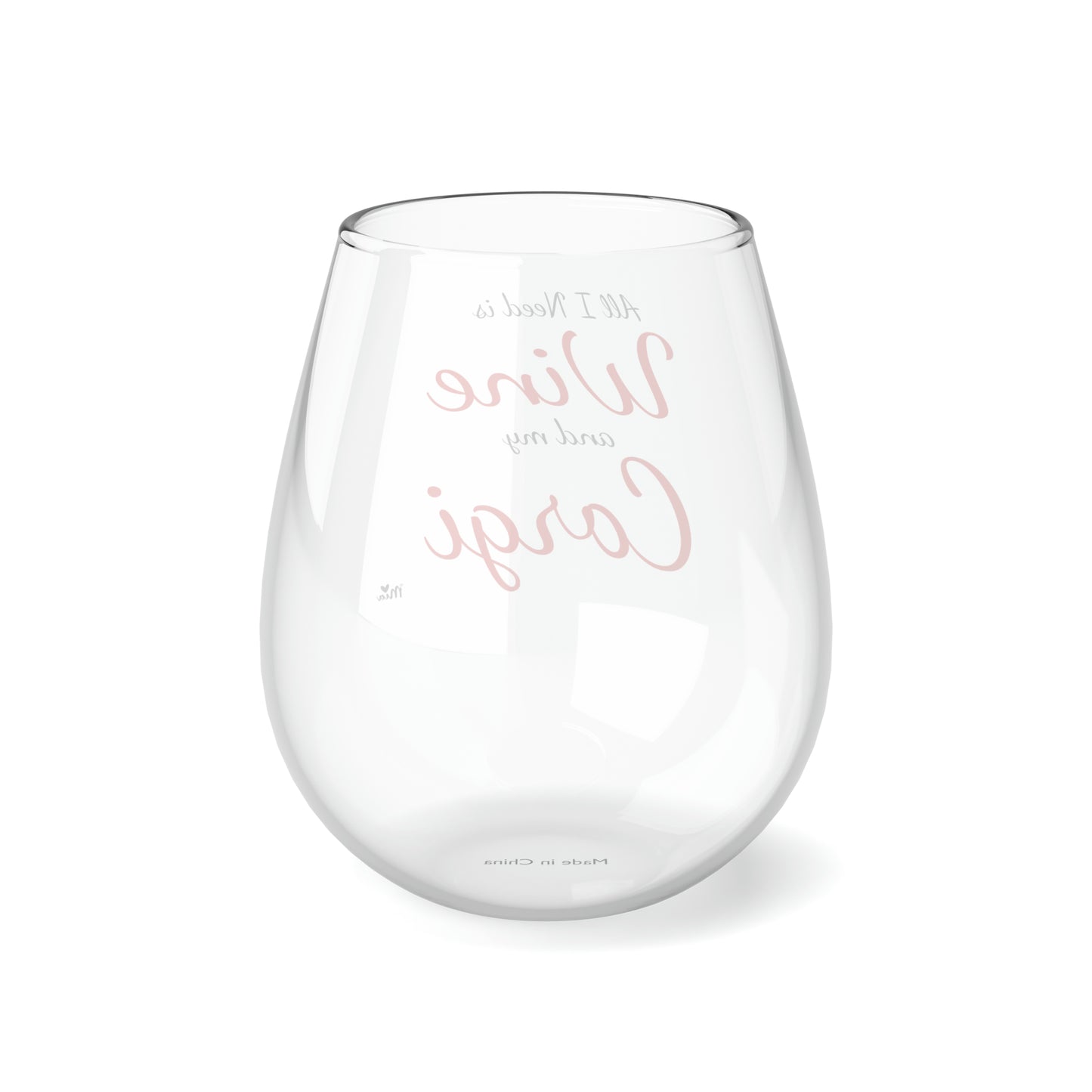 Mia Collection Stemless Wine Glass, 11.75oz