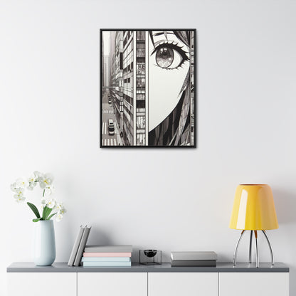 Mia Gallery Canvas Wraps, Vertical Frame